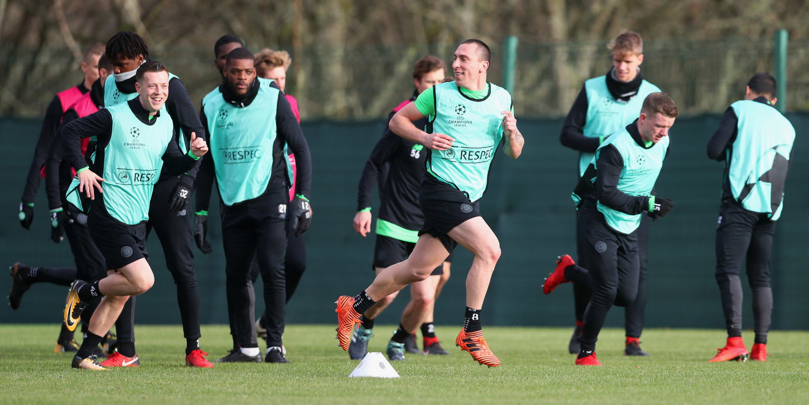 Celtic FC & RSC Anderlecht Training Sessions